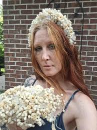 Vintage Wax Wedding Headpiece