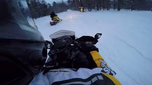 Snowmobiling out of Lewiston, MI