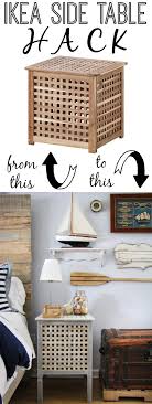 Many of our coffee tables, console tables and side tables have a shelf on which you can store your magazines in order to free the tabletop. Ikea Side Table Hack Such Great Heights The Thinking Closet