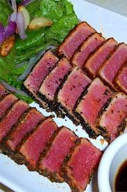 Seared Ahi Tuna Steaks Recipe Tuna Steaks Ahi Tuna Steak Ahi Tuna Recipe