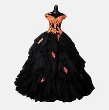Gothic Wedding Dress Halloween Orange Gown Made To Measure Handmade Uk Halloween Wedding Dress Gowns Halloween Wedding Dresses Halloween Dress