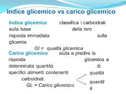 Il carico glicemico valuta l'impatto sulla glicemia di un pasto (di carboidrati) in base al suo indice glicemico e alla quantità di carboidrati contenuti al suo interno. Indice Glicemico E Carico Glicemico Ppt Video Online Scaricare