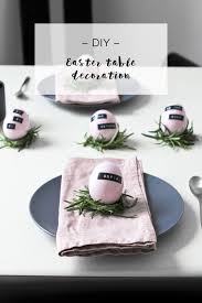 Diy Minimalistic Easter Table Decoration Look What I Made Easter Table Decorations Easter Table Decorations Diy Easter Table