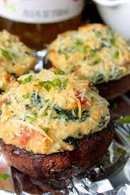 Crab Stuffed Mushrooms Recipe Mushroom Recipes Recipes Seafood Recipes