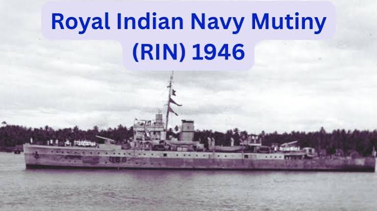 What was the Royal Indian Navy Mutiny (RIN) of 1946?