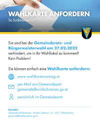 Öffentliche informationen des gemeindeamtes obsteig / tirol. Gemeinderatswahl 2022 Gemeinde Wildschonau Bezirk Kufstein Tirol Osterreich