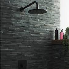 Check out our dark gray slate gray selection for the very best in unique or custom, handmade pieces from our shops. Wickes Quarzo Black Splitface Porcelain Mosaic 394 X 160mm Wickes Co Uk