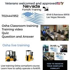 If an operator opts to take an individual online certification course, he?ll still. Nevada Forklift Training Specialty Schools 6149 S Rainbow Las Vegas Nv Phone Number