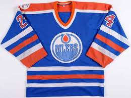 This is the same jersey that alfie would have worn when scoring the game 6 overtime winner against buffalo to send the senators to the 2007 stanley cup finals. 1982 83 Tom Roulston Edmonton Oilers Game Worn Jersey 1983 Universiade Gamewornauctions Net