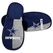 Men S Dallas Cowboys Scuff Slippers Dallas Cowboys Slippers Slippers Online