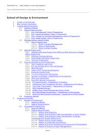 Http Www Nus Edu Sg Registrar Docs Info Nusbulletin Ay201516 Sde Pdf