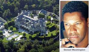 Homes Of Hollywood Celebrities Denzel Washington Hollywood Celebrity Home Celebrity Houses Celebrity Real Estate Celebrity Mansions