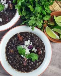 Black Bean Soup From Dried Beans With Ham Black Bean Soup Recipe With Images Black Bean Soup Bean Soup Dried Black Beans