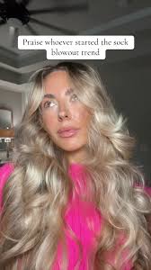 Very Demure, Very Cutesy ✨ #fyp #sockcurls #foryoupage #blowout