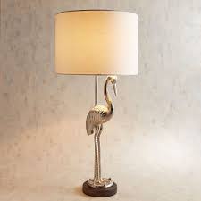 Metal Flamingo Table Lamp Table Lamp Cool Floor Lamps Decor