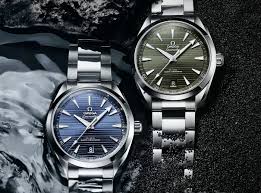 Omega Seamaster Aqua Terra In Grun Und Blau Zehn Vor Zwei