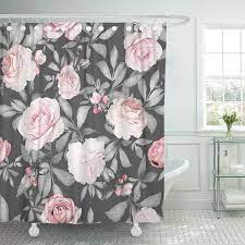 We did not find results for: Pknmt Pink Flowers And Leaves On Gray Watercolor Floral Pattern Rose In Pastel Color Bathroom Shower Curtain 66x72 Inch Walmart Com Walmart Com