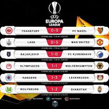 Consult the whole europa league match calendar and times at besoccer. Results Europa League Round Of 16 First Leg Soccer Match Europa League Top League