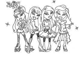 2nd file is the gray and sepia drawings. Bratz Coloring Pages For Girls Bestappsforkids Com