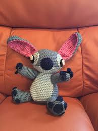 This simple lace pattern creates a beautiful ribbed mesh that is great for shawls, blankets, and market bags. Ravelry Amigurumi Stitch From Lilo And Stitch Pattern By Sweet N Cute Creations