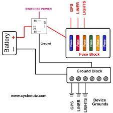 Fuse Block And Relay Installation Car Fuses Fuse Box Motorcycle Wiring