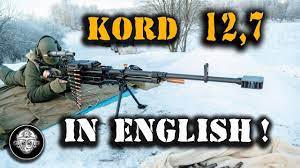 KORD! 12,7 mm large caliber sniper machine gun! No rescue from this super  cannon in modern warfare! - YouTube