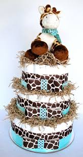 4.4 out of 5 stars. Diaper Cake Giraffe Theme Blue Brown Baby Boy Shower Diaper Cake Centerpiece Shower Decoration Baby Shower Diaper Cake Baby Shower Giraffe Baby Boy Shower