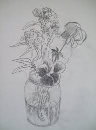 Flowers in a vase is a classic drawing subject. Flowers In A Jar By Gallina Todorova Artwork Archive