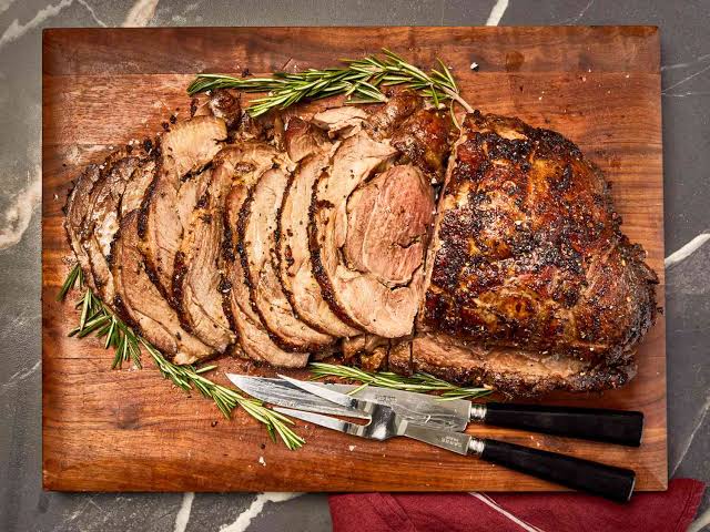 Slow-Roasted Boneless Leg of Lamb