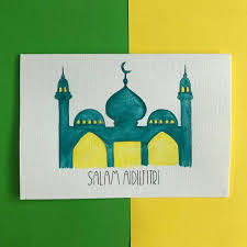 Mark the end of the fasting month with a celebratory raya ecard with your customised message and corporate branding to make that lasting impression. Hari Raya Card Handmade Card Sku035 Hobbies Toys Stationery Craft Handmade Craft On Carousell