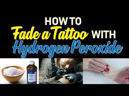 After the tattoo artist is done, he or she will cover your tattoo will a thin layer of ointment and plastic wrap. Rebecca Ing Hydrogen Peroxide Tattoo Removal