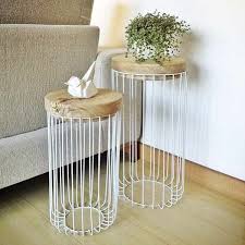 Mesa Auxiliares En Madera Y Alambre 330 000 Furniture Things Pinterest En Colombia Coffee Table Decorations And Tables