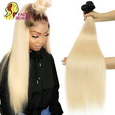 This is when a stylist uses a haircolor brush to tap a dark haircolor formula at the roots to help it blend into the icy blonde. Facebeauty 1b 613 Ombre Blonde Brazilian Straight Hair Bundles 2 Tone Dark Roots Platinum Remy Human Hair Weave 1 3 4 Bundles Weave Human Weave Hairweave Human Hair Aliexpress