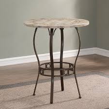 Marble bar & pub tables : Marble Top Pub Table By American Woodcrafters Furniturepick