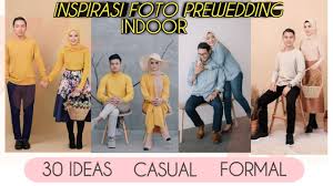 Dalam pengambilan foto prewedding indoor , konseplah yang paling penting. Inspirasi Foto Prewedding Indoor Casual Formal Gaya Foto Prewedding Masa Kini Youtube