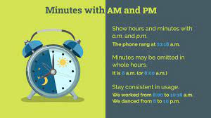 Should Minutes Be Shown With Am And Pm? | Editor's Manual