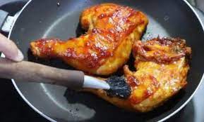 Ayam bakar bacem, resep oleh: Lezat Menggoda Intip Resep Ayam Panggang Teflon Ala Resto