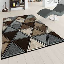 Hochflor teppich hannes my home rechteckig hohe 30 mm vintage. Kurzflor Teppich Rauten Design Teppichcenter24