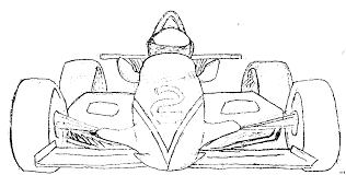 Formel 1 Wagen Ausmalbild Malvorlage Comics
