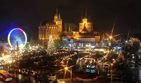 Erfurt Weihnachtsmarkt Erfurt Ostdeutschland Thuringen