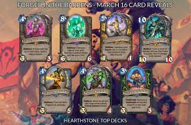 You can build decks for every class for ladder, tavern brawl, and adventure mode! Hearthstone Top Decks On Twitter Here Are All The Forged In The Barrens Cards Revealed Today Mach 16 What Do You Think About Them Do You Have Some Build Ideas Already Check