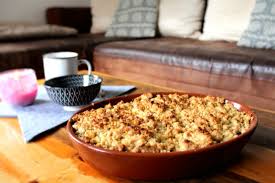 Apfelcrumble Mit Zimt Weihnachtlicher Apfelcrumble Backen In Der Weihnachtzeit Nachtisch Kuchen Einfach Und Schnell Berggeschwister