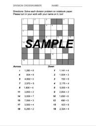 Maybe you would like to learn more about one of these? Division Cross Number Math Puzzle 4 Digit Numbers Divided By 1 Digit Numbers