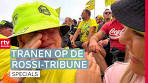 TT-camping De Haar gaat los en verdriet om Valentino Rossi ... - YouTube