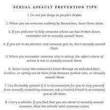 8 Steps To Avoid Sexual Assault : R/Feminism