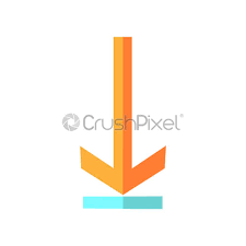 Down Arrow Upload Flat Design Cartoon Rgb Color Icon Page Stock Vector Crushpixel Double click the text so you get the green box around it with the little directional arrow circle in the lower left corner. down arrow upload flat design cartoon