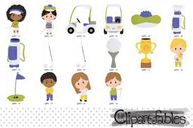 Download Cute Golf Clipart Graphic By Clipartfables Creative Fabrica SVG Cut Files