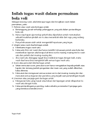 Check spelling or type a new query. Inilah Tugas Wasit Dalam Permainan Bola Voli