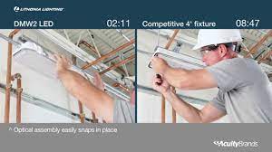 This revit addin allows you to search and import product models directly from the acuity brands website into your revit project. Dmw2 Led Wet Location Light Vapor Tight Installation Comparison Acuity Brands Youtube