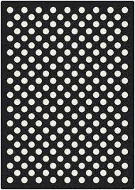 Black And White Polka Dot Rug Eclipse Nightfall Black Area Rug Black Area Rugs Polka Dot Rug Area Rugs